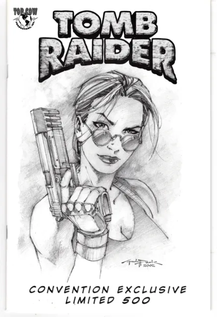Tomb Raider: The Series #20 (1999) NM+ Jay Company Sketch Cover Top Cow 1/500