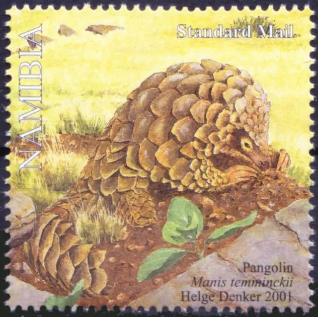 Namibia 2001 MNH, Pangolin, Wild Animals