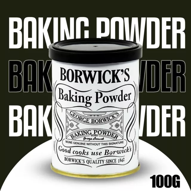 Borwick's Powder Latta Leggera e Soffice Sapore Al forno 100g X 4