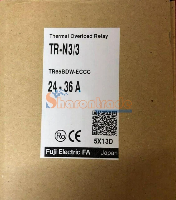 1PCS NEW FUJI TR-N3/3 Thermal overload protection relay 24-36 28-40 34-50 45-65A