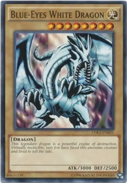 Yu-Gi-Oh! - Blue-Eyes White Dragon - LDK2-ENK01 - Type C - Common - UNL  - NM/M