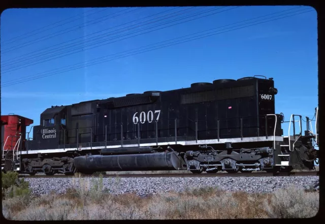 Original Rail Slide - IC Illinois Central 6007 Naviska AZ 11-28-1993
