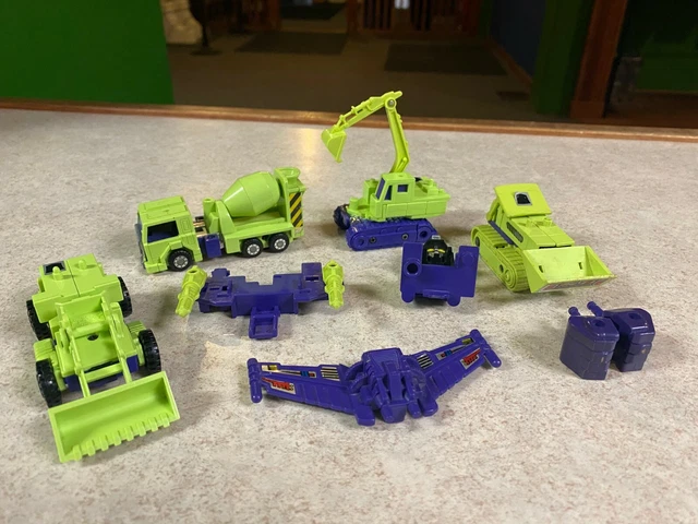 ORIGINAL VINTAGE HASBRO 1985 G1 Transformers Constructicon Devastator ...