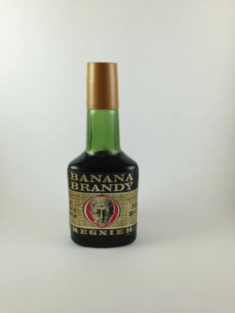 Regnier Banana Brandy Liqueur - Circa 1970s RARE Old Miniature