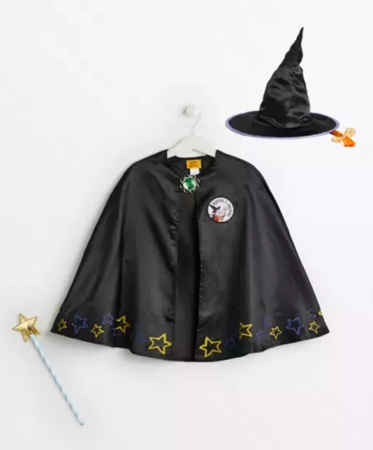 TU Room On The Broom Cape, Wand And Hat Fancy Dress Costume One Size New