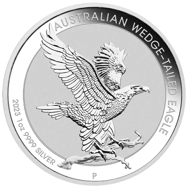 2023 Australia Wedge-Tailed Eagle BU 1 oz .999 Silver Coin in Capsule Perth