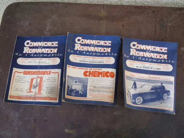 ancien Catalogue revue commerce et réparation de l'automobile ancienne garage