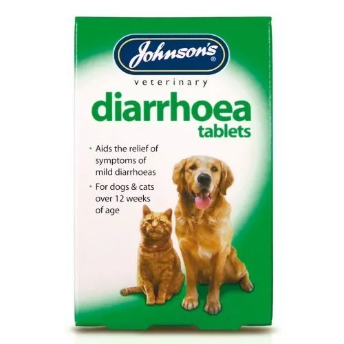 Johnsons Diarrhoea tablet for pet dog cat treatment