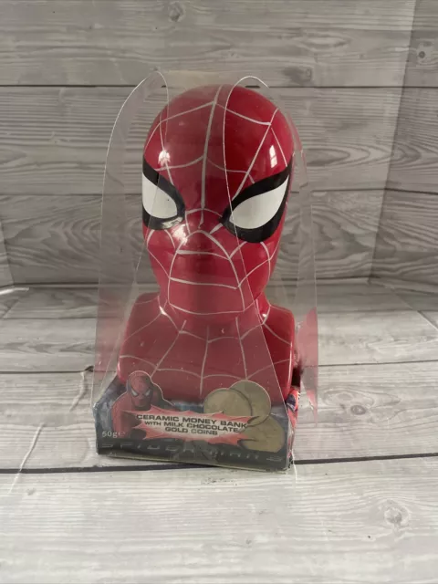 Spiderman Keramik Geldbox Kopf Büste Marvel Superheld Sparschwein 2007