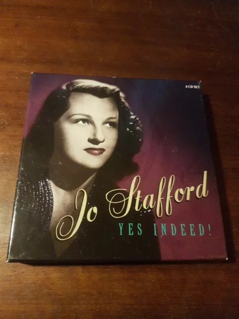 Jo Stafford Yes Indeed 4 CD Box Set 2001 Proper Records 40 Page Booklet