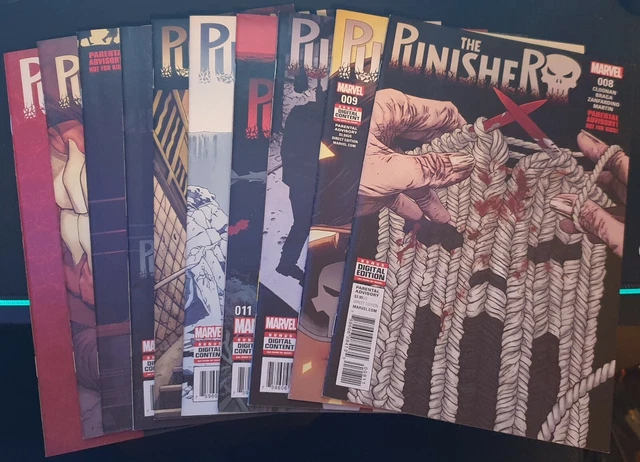 Marvel Comics Punisher #8-17 VF/NM 8 9 10 11 12 13 14 15 16 17 #DC00356