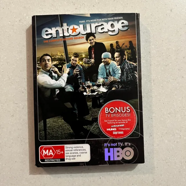 ENTOURAGE : SEASON 2 | HBO DVD James Cameron Hugh Hefner Kevin
