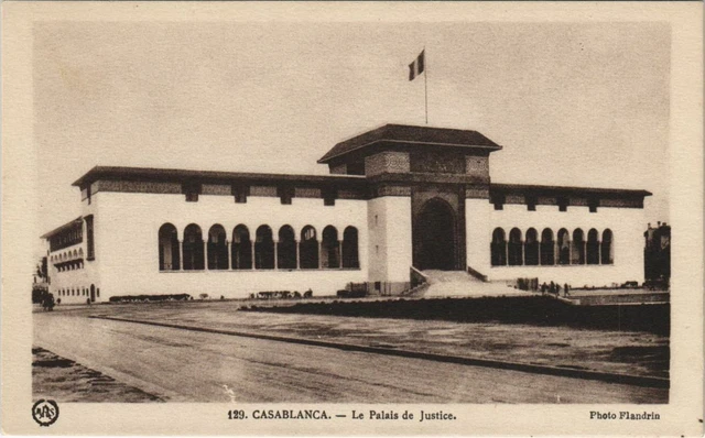 CPA AK MAROC CASABLANCA Le Palais de Justice Flandrin (37634)