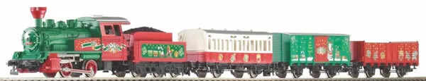 Piko 57081 Roadbed Christmas HO Gauge Steam Starter Train Set