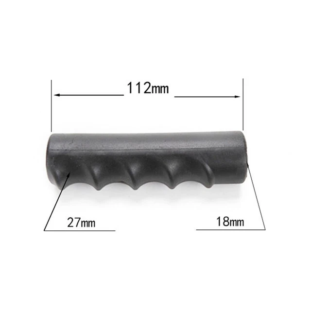 Lot De 2 Poignées Caoutchouc Pour Tondeuse Grasshopper - Remplacement Pièce 422179 | 24cm
