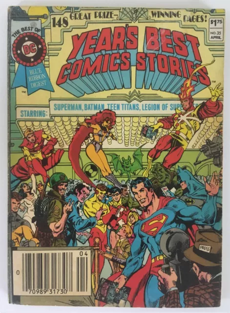 Best of DC Blue Ribbon Digest # 35 (1982) Years Best Comic Stories VG 4.0