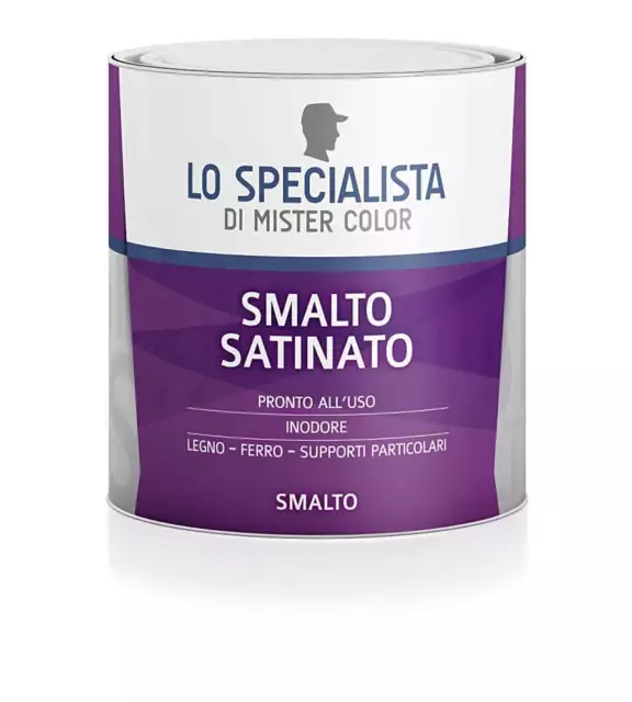 Lo Specialista Smalto Satinato Verde 0,5 l