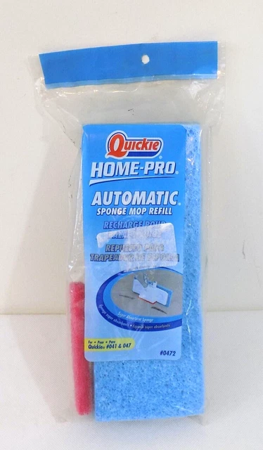 Quickie Home-Pro Automatic Sponge Mop Refill #0472 for Quickie #041 & 047
