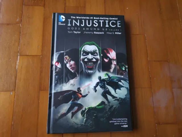 DC Comics Injustice Volume 1: Gods Among Us Hardcover Graphic Novel (Signed)