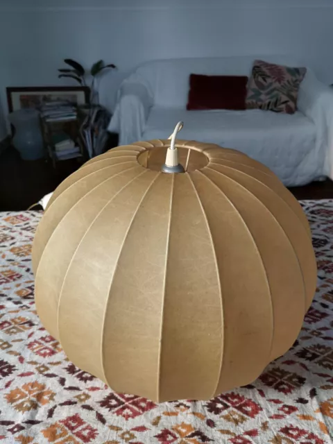 FLOS LichtStudio Raro Lampadario Vintage COCOON Ø 39cm di CASTIGLIONI Italia '60