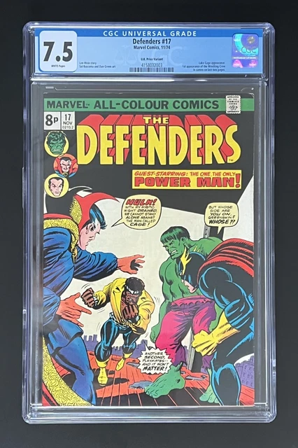Defenders #17 11/74 Marvel Comics Grade: 7.5 WHITE