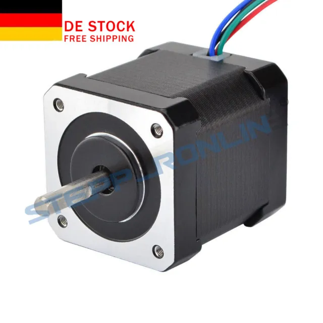 STEPPERONLINE Nema17 Stepper Motor Schrittmotor 59Ncm 2A 48mm 17HS19-2004S1 CNC