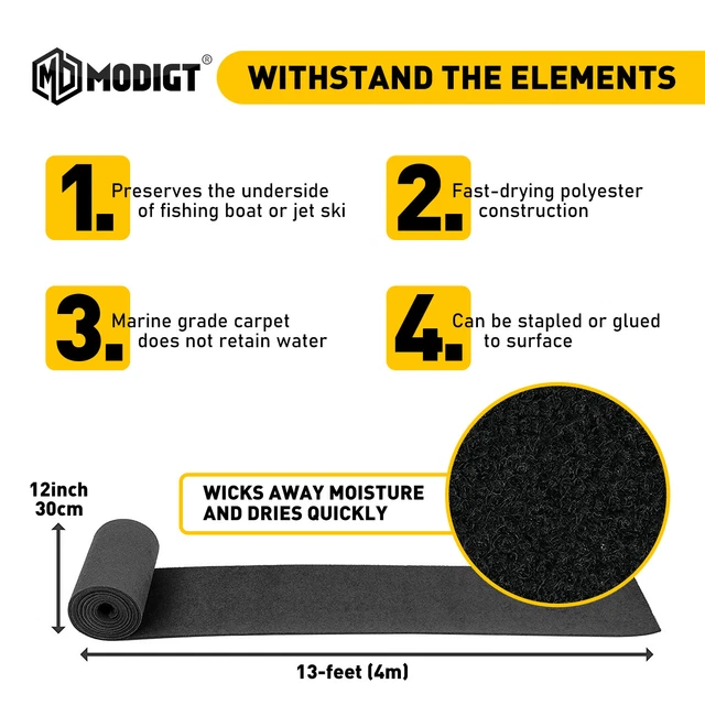 CARGO SHIP ANTI Skidding Carpet Felt Marine Underlay Yacht Mat 157" x