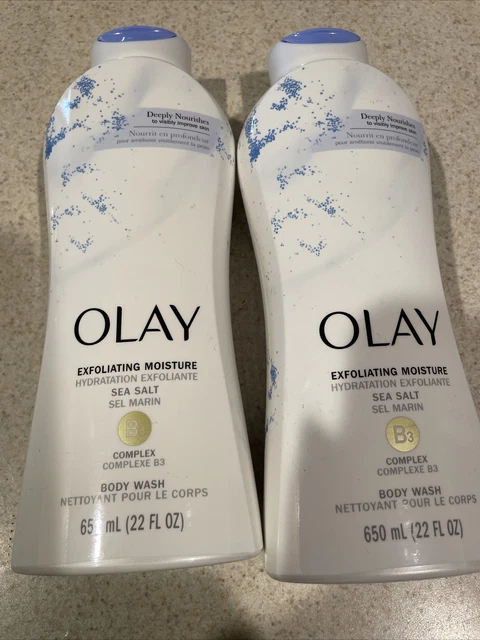Lavado corporal diario Olay con sales marinas 22 oz - paquete de 2