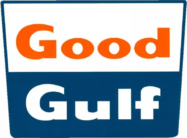 Good Gulf  Gasoline Vinyl Decal Sticker (A3116) 4 Inch