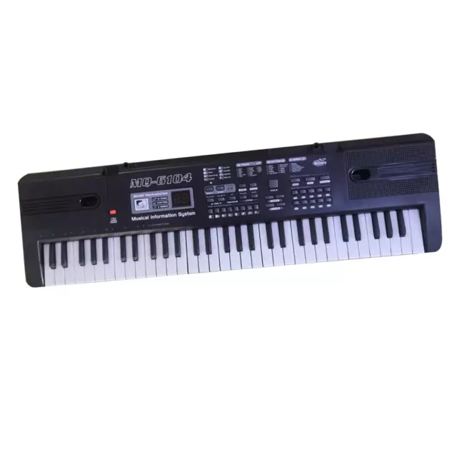 Piano à clavier électrique portable à 61 touches avec micro pour les