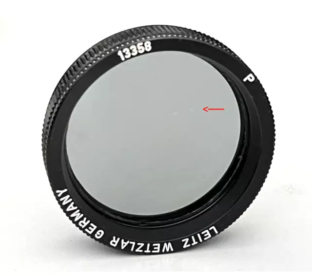 LEICA LEITZ WETZLAR Filtre polarisant 13358 Série 6 - Made in Germany