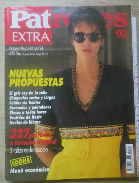 MAGAZINE REVISTA PATRONES n 92 EXTRA sewing 1994