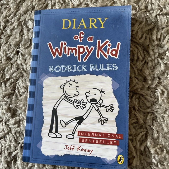 DIARY OF A Wimpy Kid: Rodrick Rules (Book 2) by Jeff Kinney (Paperback ...