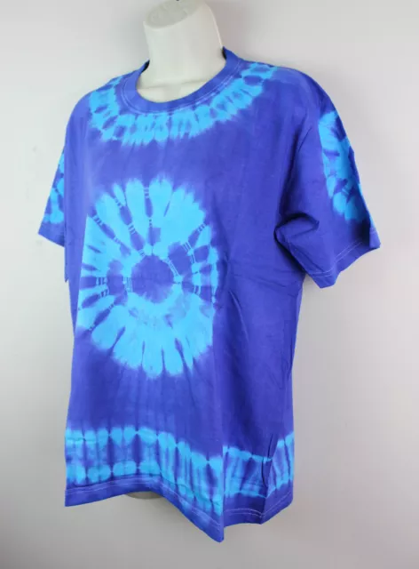 Tye Dye T-Shirt Top Retro Festival Hippy Batik Tie Die Rave T-Shirt Népal TD10 2