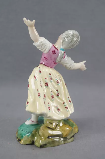 Early 20th Century Hochst Style Hand Painted Female Figurine Circa 1902 - 1904 3