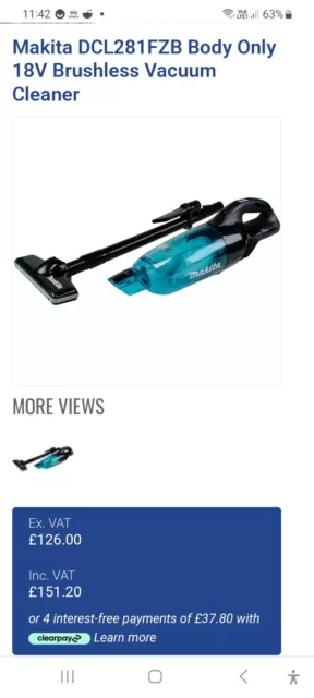 Makita dcl281fzb 18v deals