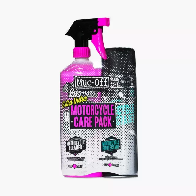 Muc Off Motorcycle Care Duo Kit Pulizia Moto Set Pulizia Protettori