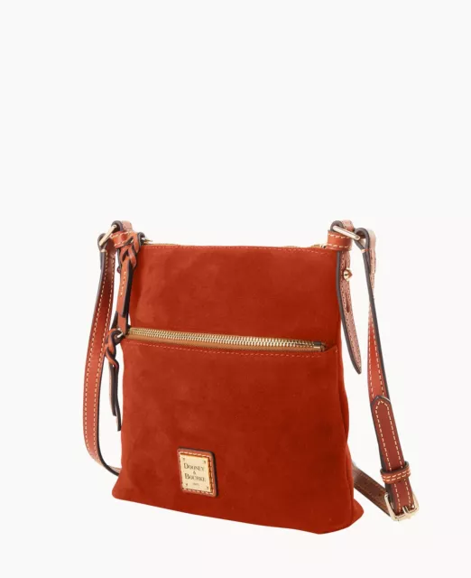 Dooney & Bourke Suede Letter Carrier 2