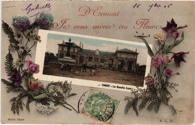 CPA ERMONT Nouvelles Ecoles (1273009)