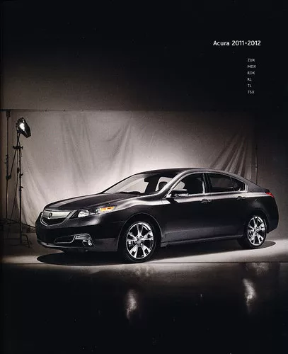 2011 2012 Acura 34-page ZDX MDX RDX RL TL TSX Original Sales Brochure Catalog