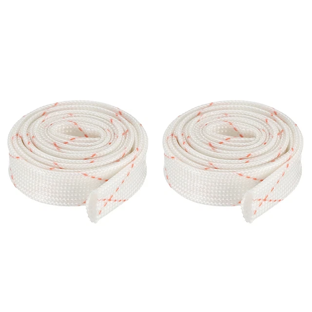Fibre Verre Manchon Isolation Tube Tuyau 7mm/0,27 pouce IDx0,9 m/3 pieds Set 2