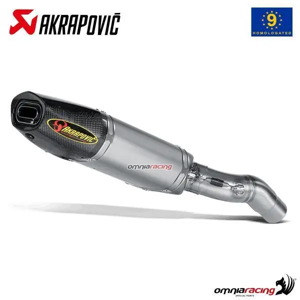 Akrapovic exhaust approved titanium slip-on Kawasaki ZX6R Ninja 2007-2008