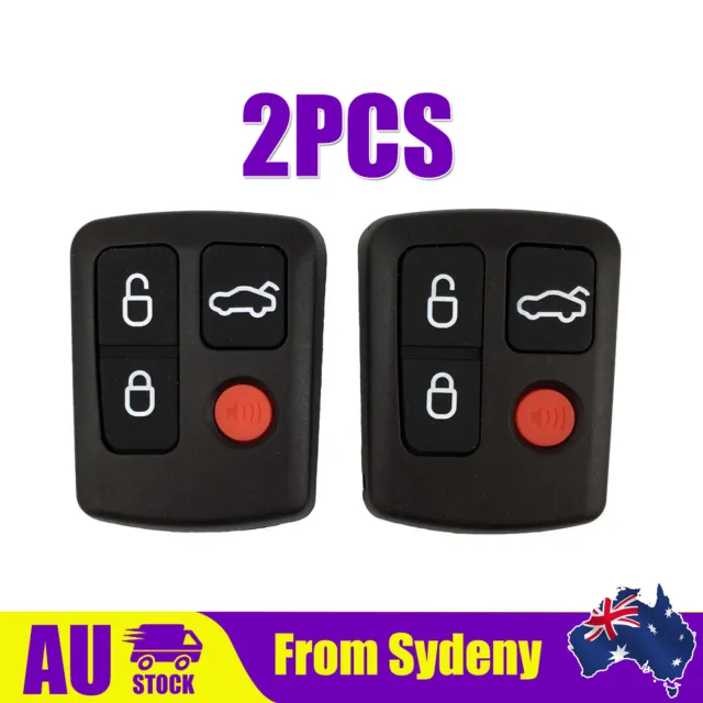 2X Remote 4 Button Car Keypad Keyless Fob for Ford BA BF Falcon Sedan Wagon