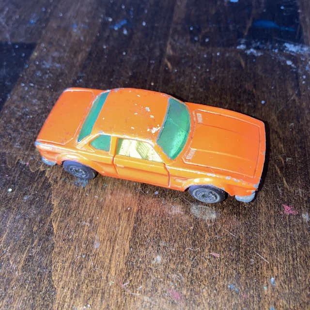 RARE VINTAGE MATCHBOX NO 45 BMW 3.0 CSL 1976 70s LINE BLACKWALL TIRES