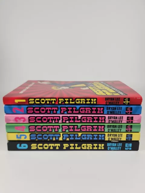 Complete Set Series - Lot of 6 Scott Pilgrim books by Bryan Lee O'Malley