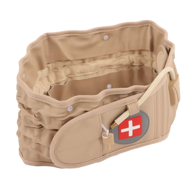 (L)Inflatable Back Decompression Belt TPU Lumbar Support Belt For Men Women