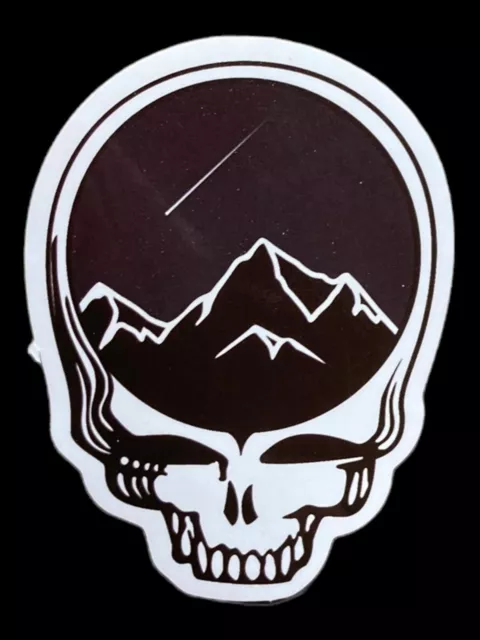 Grateful Dead Skull Sticker Decal Rock Music 2”x 2.5”