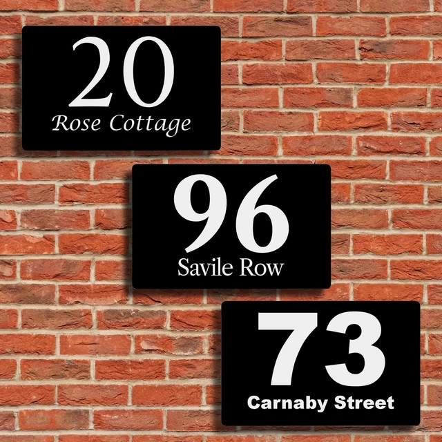 thumbnail image 2 of Personalised Metal Door Sign – Custom Text – Any Name/Office/Business – 200mm 2 of 5