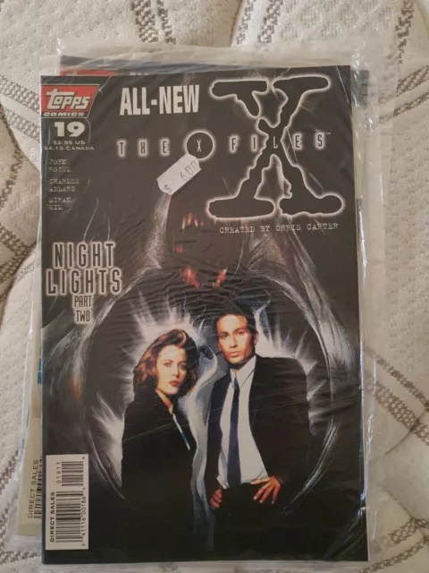  THE X FILES TOPPS COMICS Number EIGHTEEN & NINETEEN 18 19  "Night Lights"  2