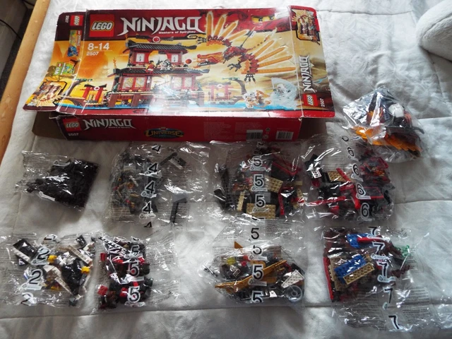 LEGO NINJAGO FIRE Temple 2507 Incomplete Missing Figures Bag No 3 lego-ninjago-fire-temple-2507-incomplete-missing-figures-bag-no-3